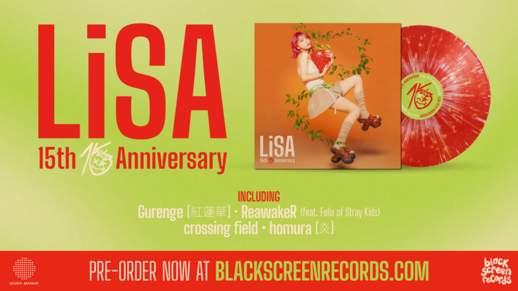 LiSA Celebrates Her 15th Anniversary with Exclusive Vinyl Releasing on August 26