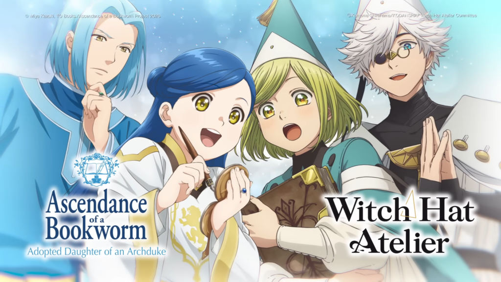 Witch Hat Atelier x Ascendance of a Bookworm Collaboration Reveals Trailer