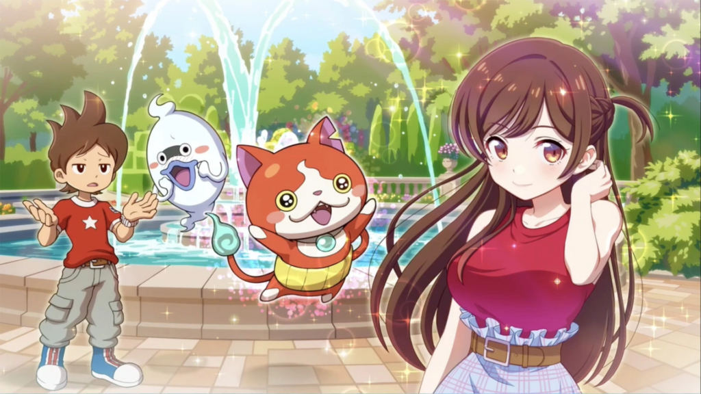 A Yo-Kai Watch: Puni Puni X Rent-A-Girlfriend Collaboration Is on the Way