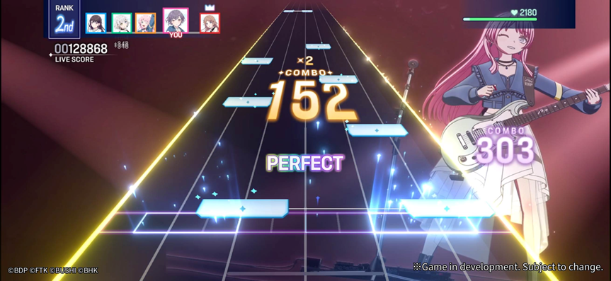 our notes gameplay rhythm game