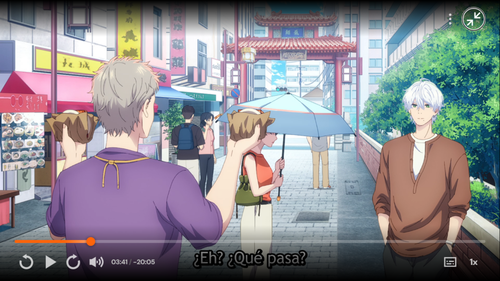 crunchyroll screenshot of new video player (march 2026)