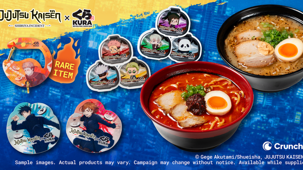 Kura Sushi USA and Jujutsu Kaisen Launch Second Collaboration With Prizes and Limited-Time Menu