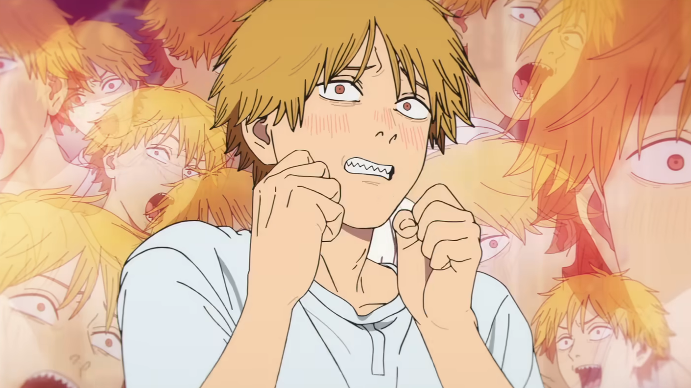 Denji blushing in CHAINSAW MAN – THE MOVIE_ REZE ARC - Official Trailer