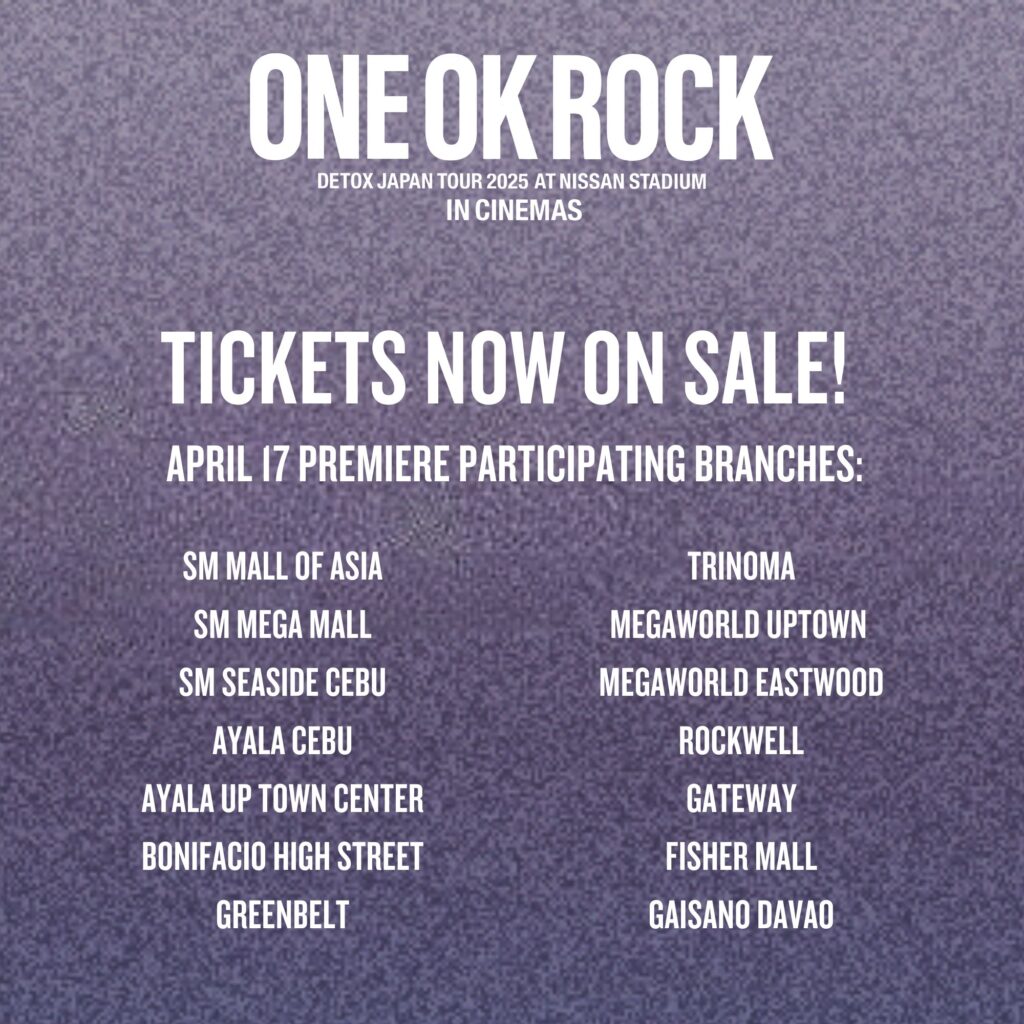 One Ok Rock Movie Philippines 