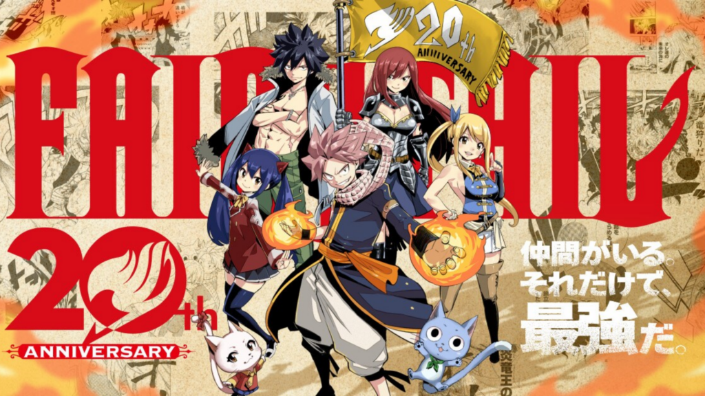 Fairy Tail Manga Returns With New Serialization, Special 20th Anniversary Trailer Released