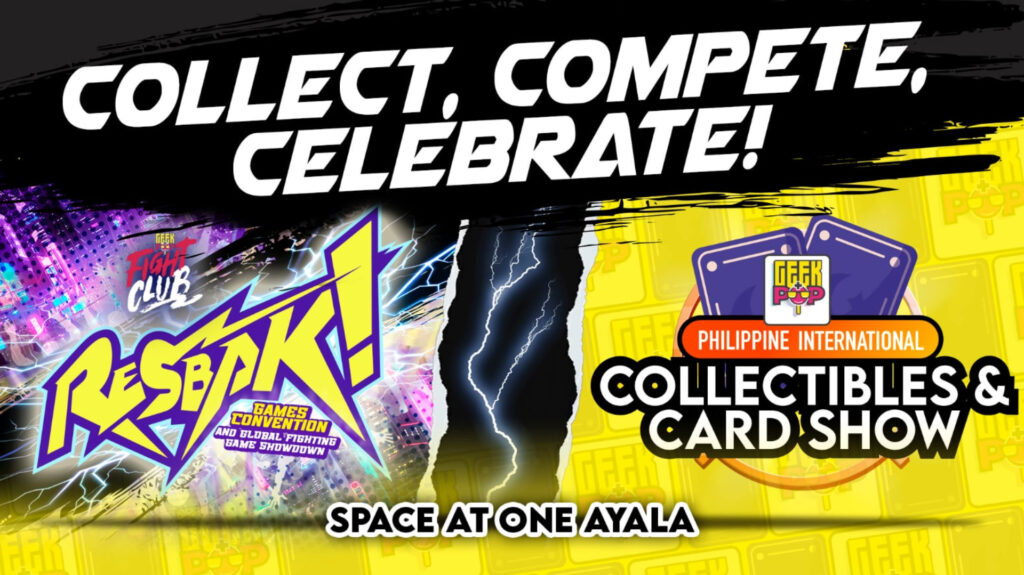 GEEK+POP and RESBAK: Card Collectibles and Fighting Games Convention Arrives in the Philippines This May