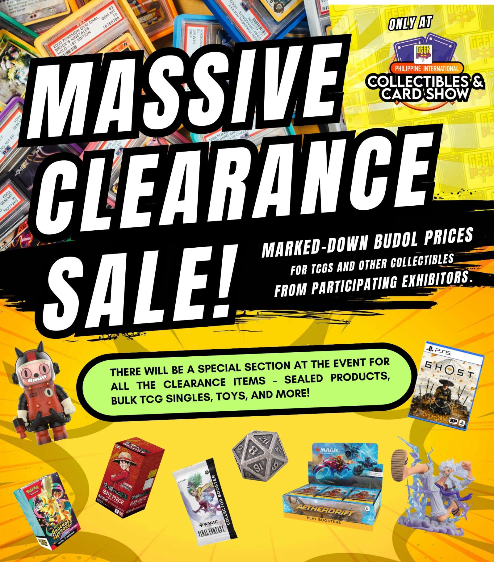 GEEK+POP and RESBAK: Card Collectibles and Fighting Games Convention Arrives in the Philippines This May