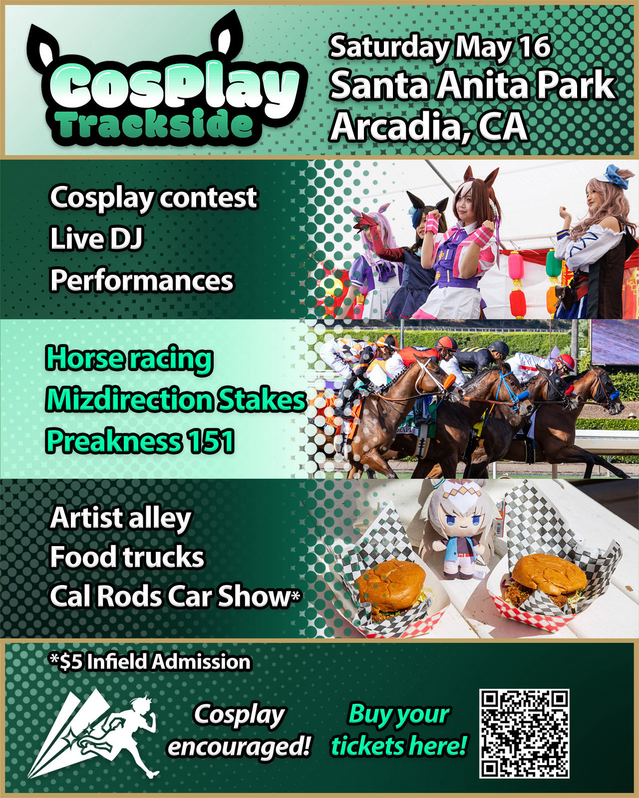 Cosplay Trackside flyer