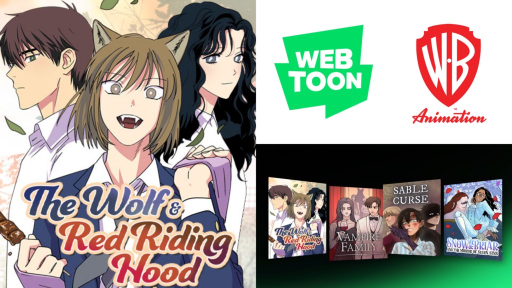 WEBTOON and Warner Bros. Animation Add Four New Series to Animated Development Slate