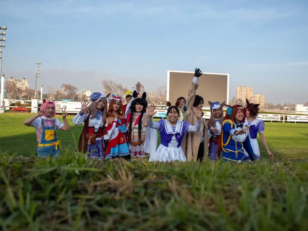 Cosplayers at Club Hípico de Santiago