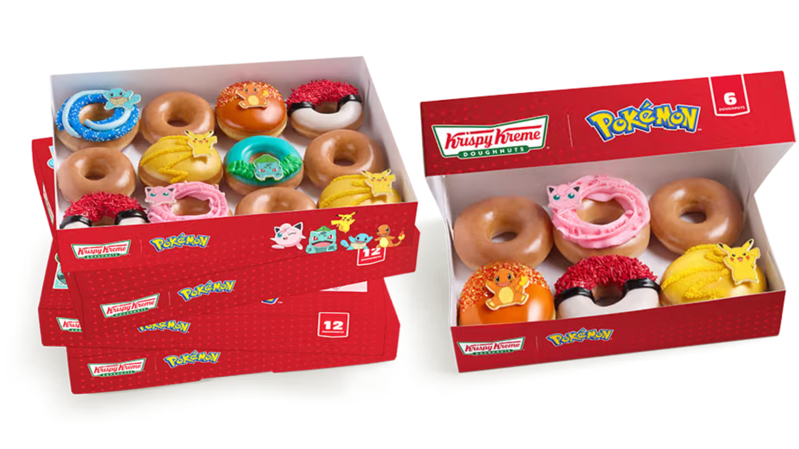 Krispy Kreme Pokémon Doughnut Collection packaging