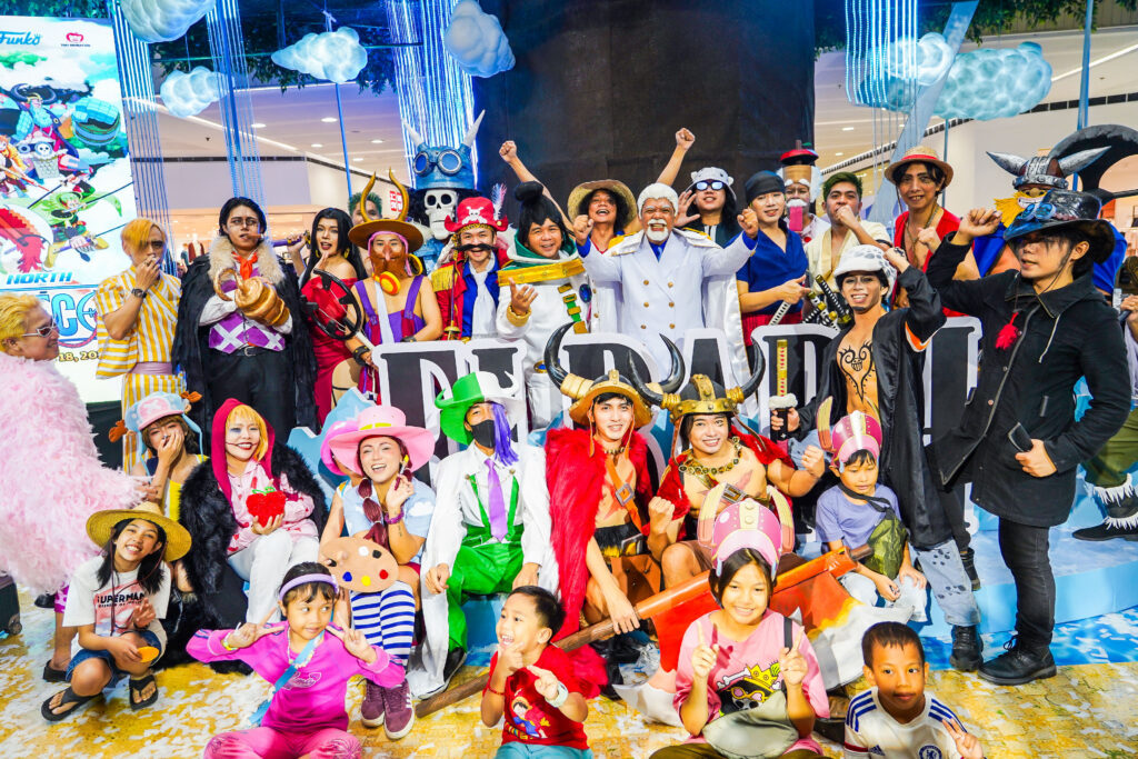 One Piece's Giants of Elbaph Take Over The Block at SM North EDSA, Philippines
