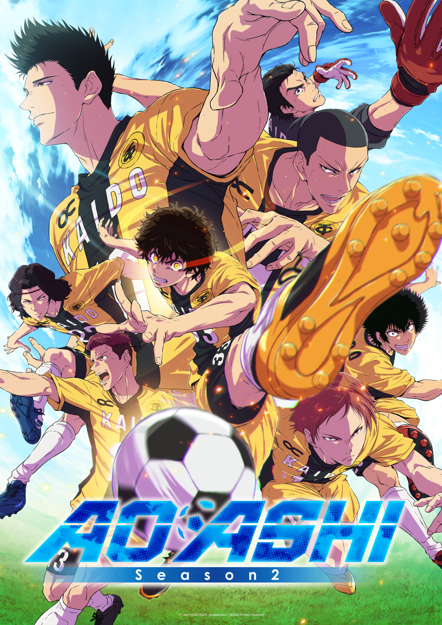 aoashi season 2 main visual first cour