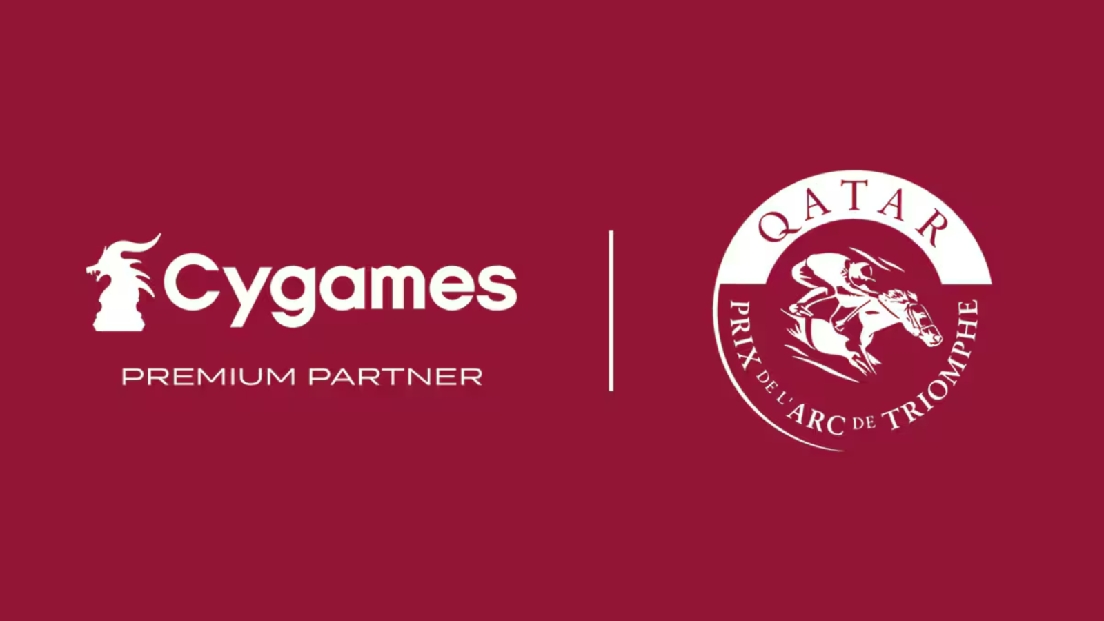 Cygames' Prix de l'Arc de Triomphe in Paris Premium Partner visual