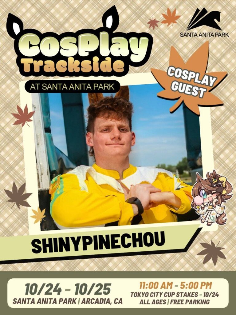 SHINYPINECHOU cosplaying as a trainer